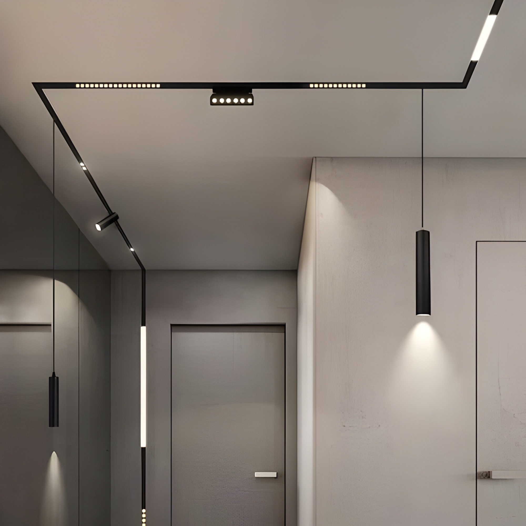 Round Shape Magnetic Track/Lights USE